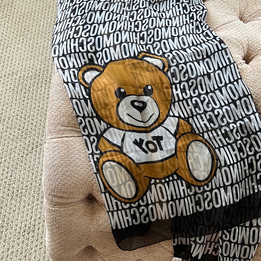 Moschino silk scarf